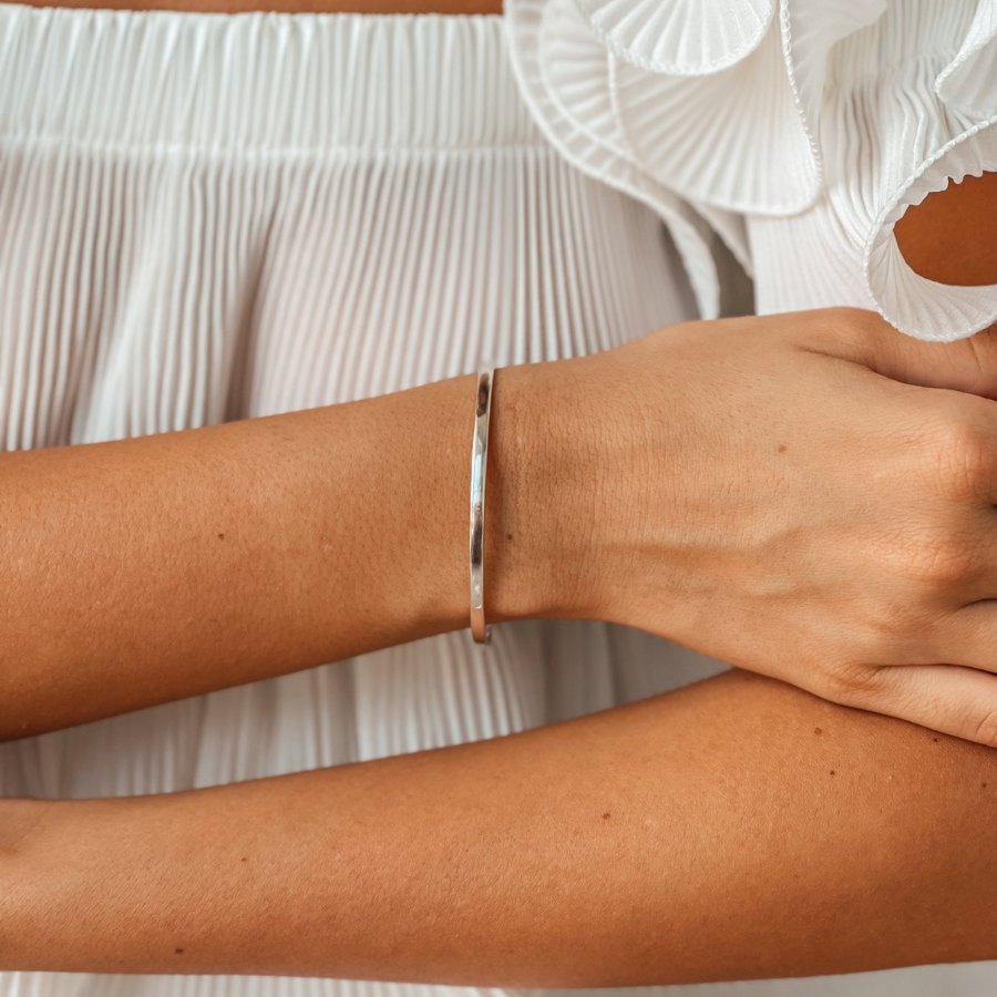 Minimal Silver Bracelet - Indira