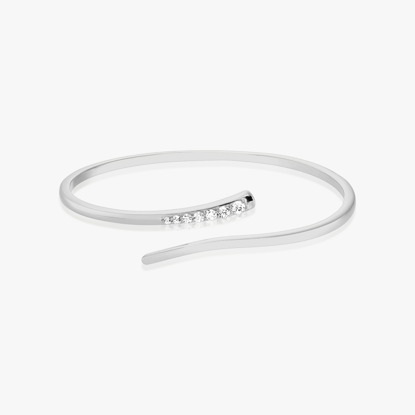 Vega silver bracelet - Zirconia