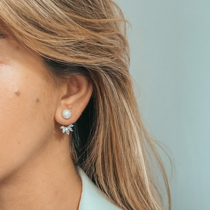 Cercei din argint Day to Night - Perle Naturale - Indira