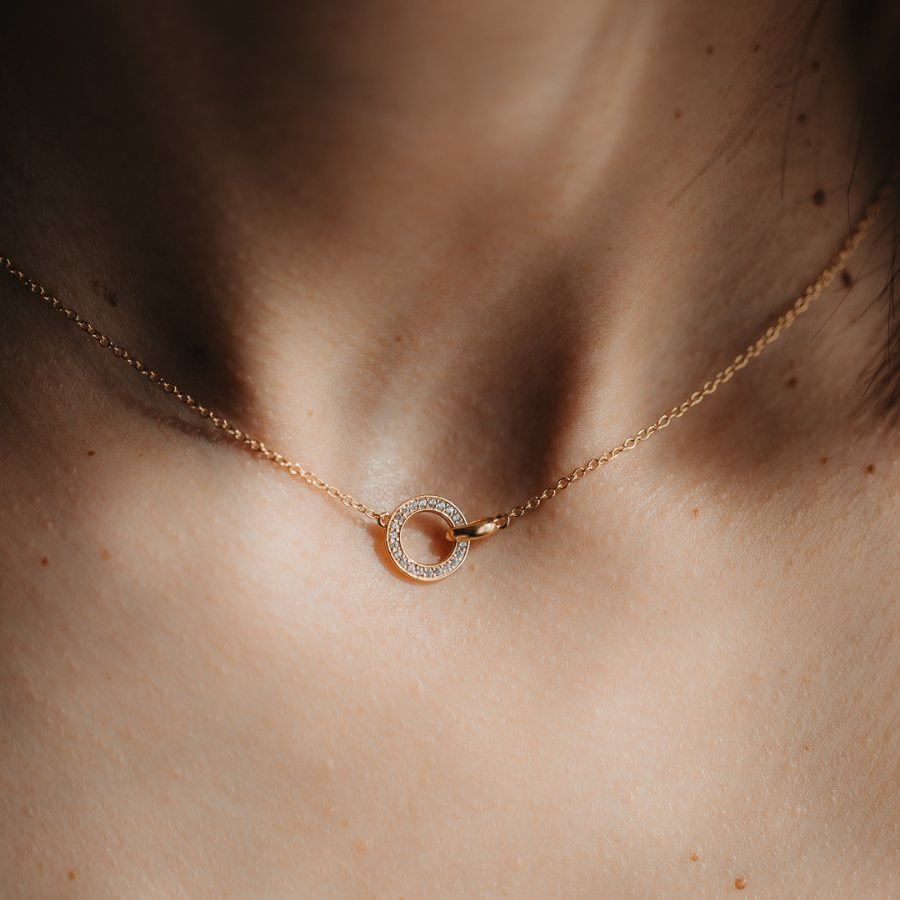 Colier din argint Linked - Indira