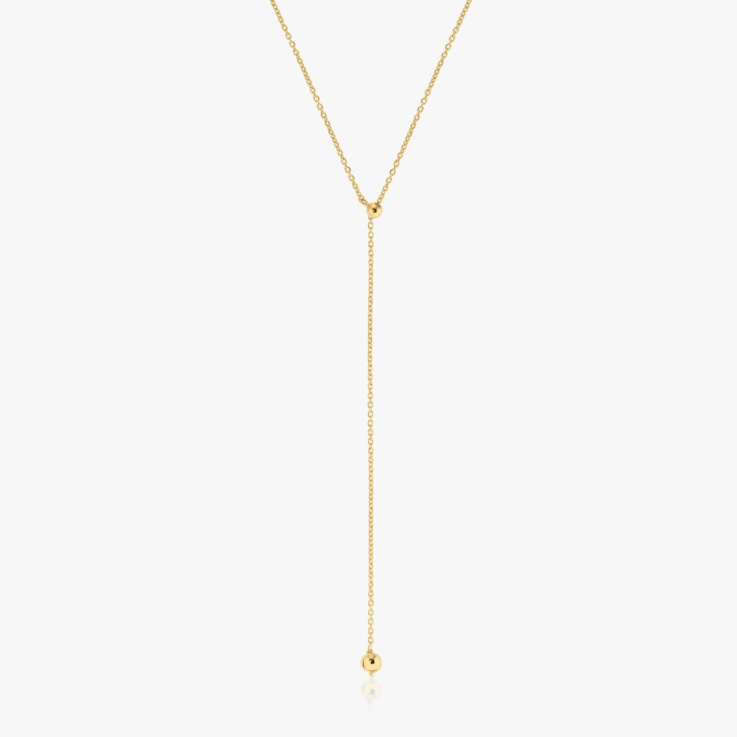 Gold-Plated Silver Necklace Bola