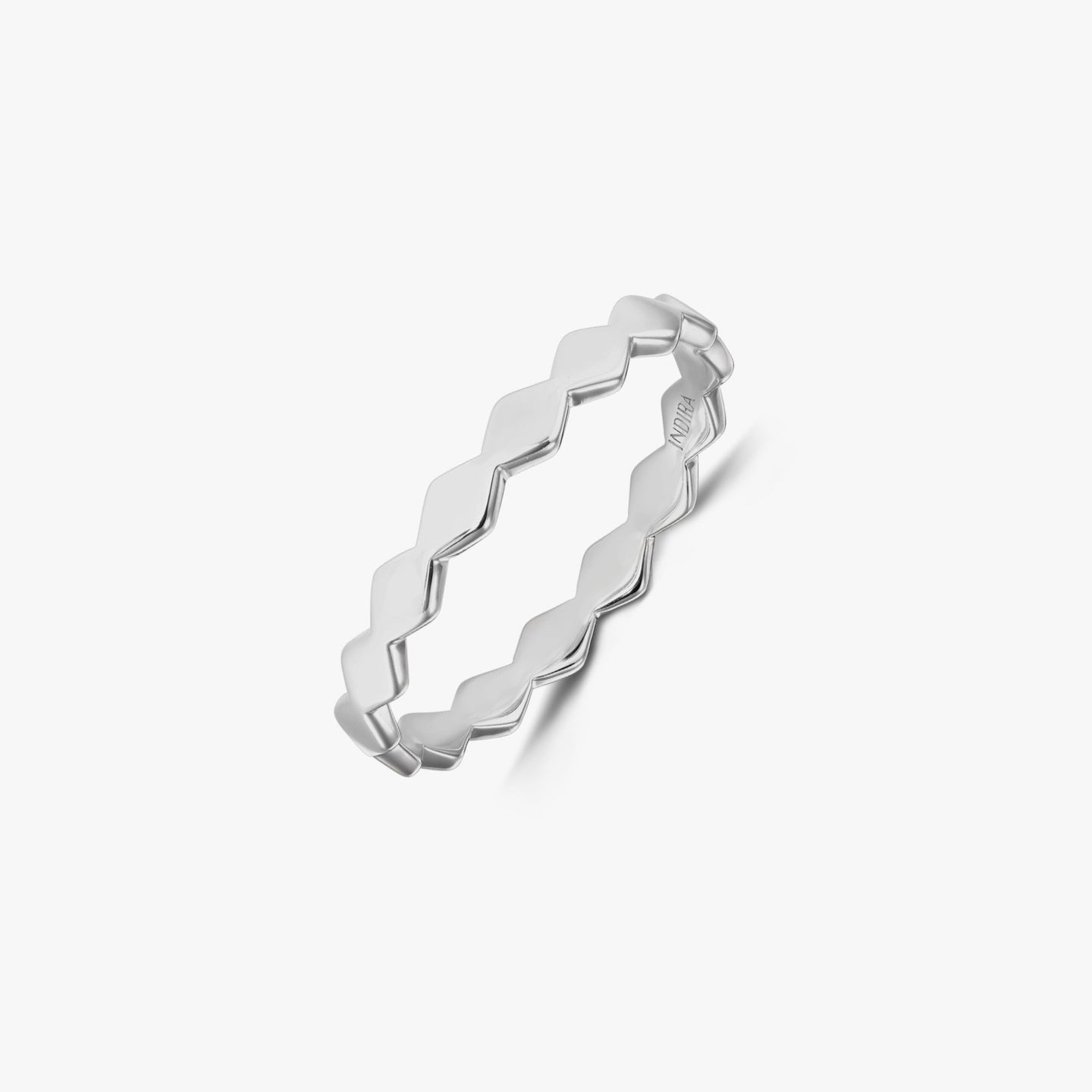 Sculpture Silver Ring - Indira