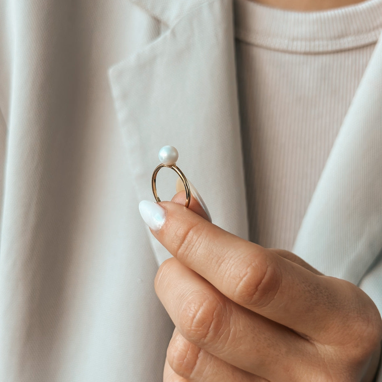 Hex Gold Ring