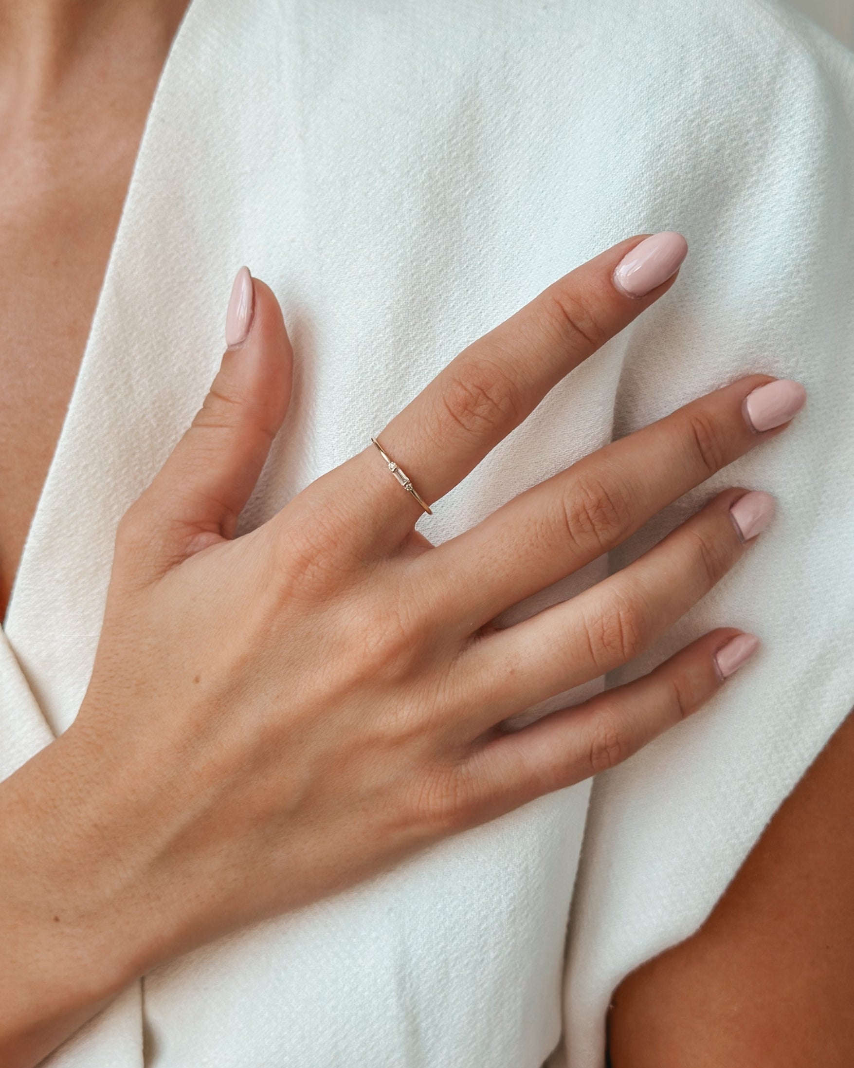 Inel din aur galben Kaya - Diamante - Indira