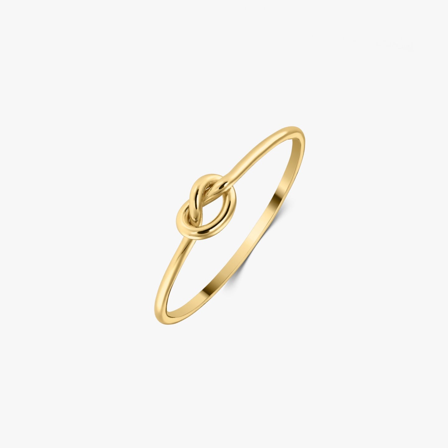 Yellow Gold Knot Ring - Indira