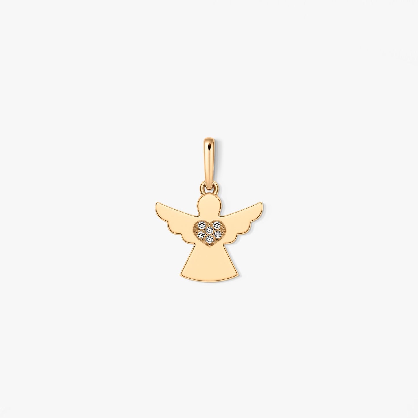 Love Keeper Gold Pendant - Zirconia
