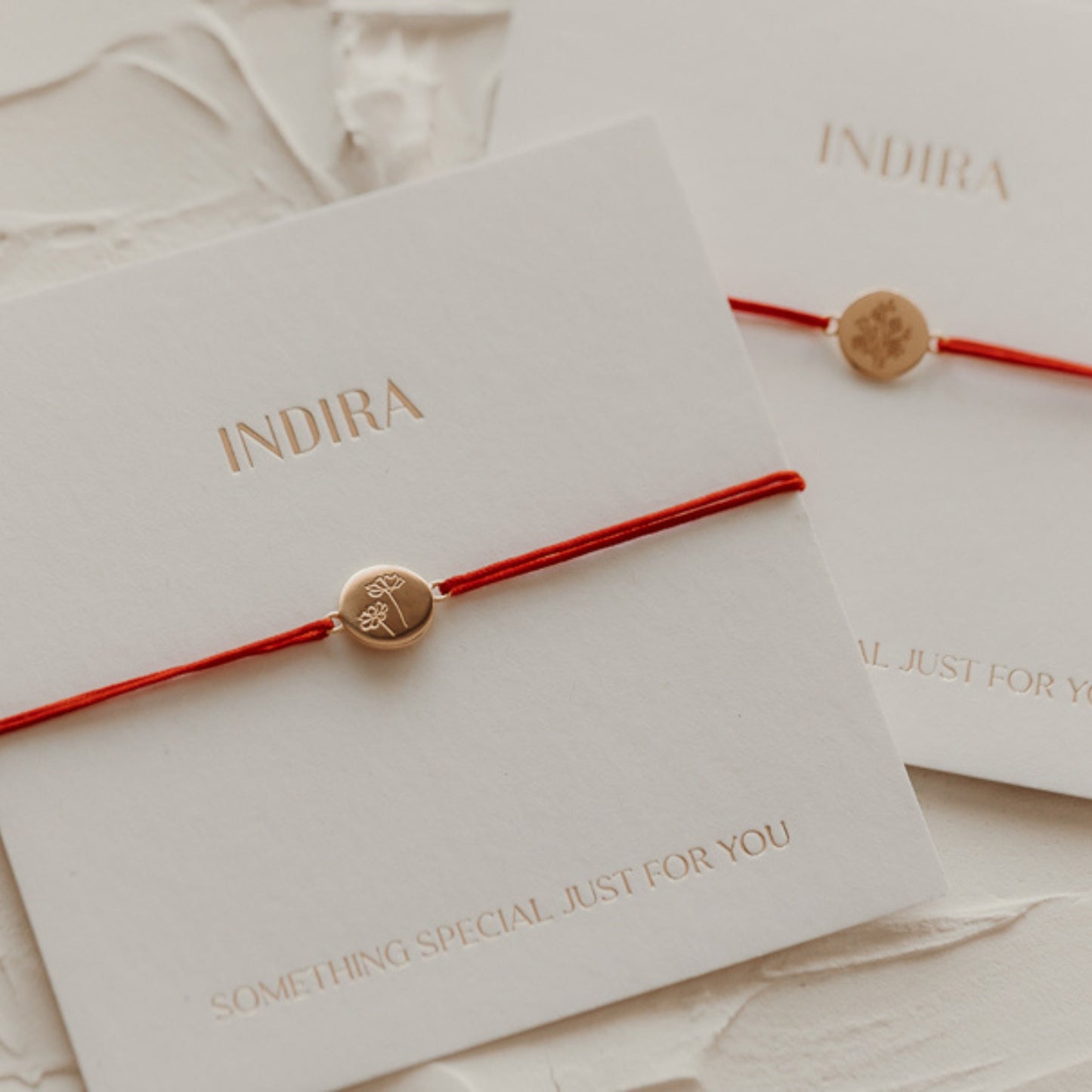 Silver Cord Bracelet Silver BirthFlower - October Cosmos