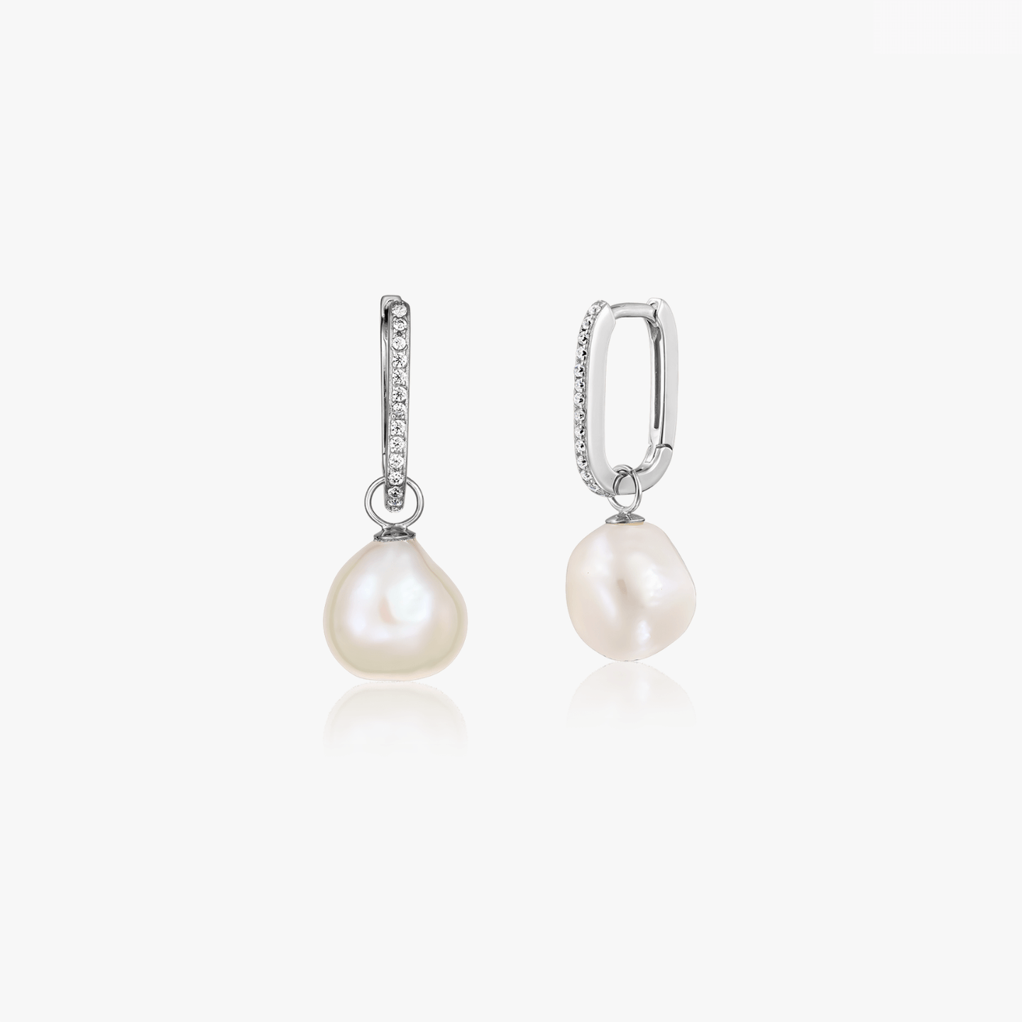 Boucles d'oreilles en argent Parfait - Perles naturelles - Indira