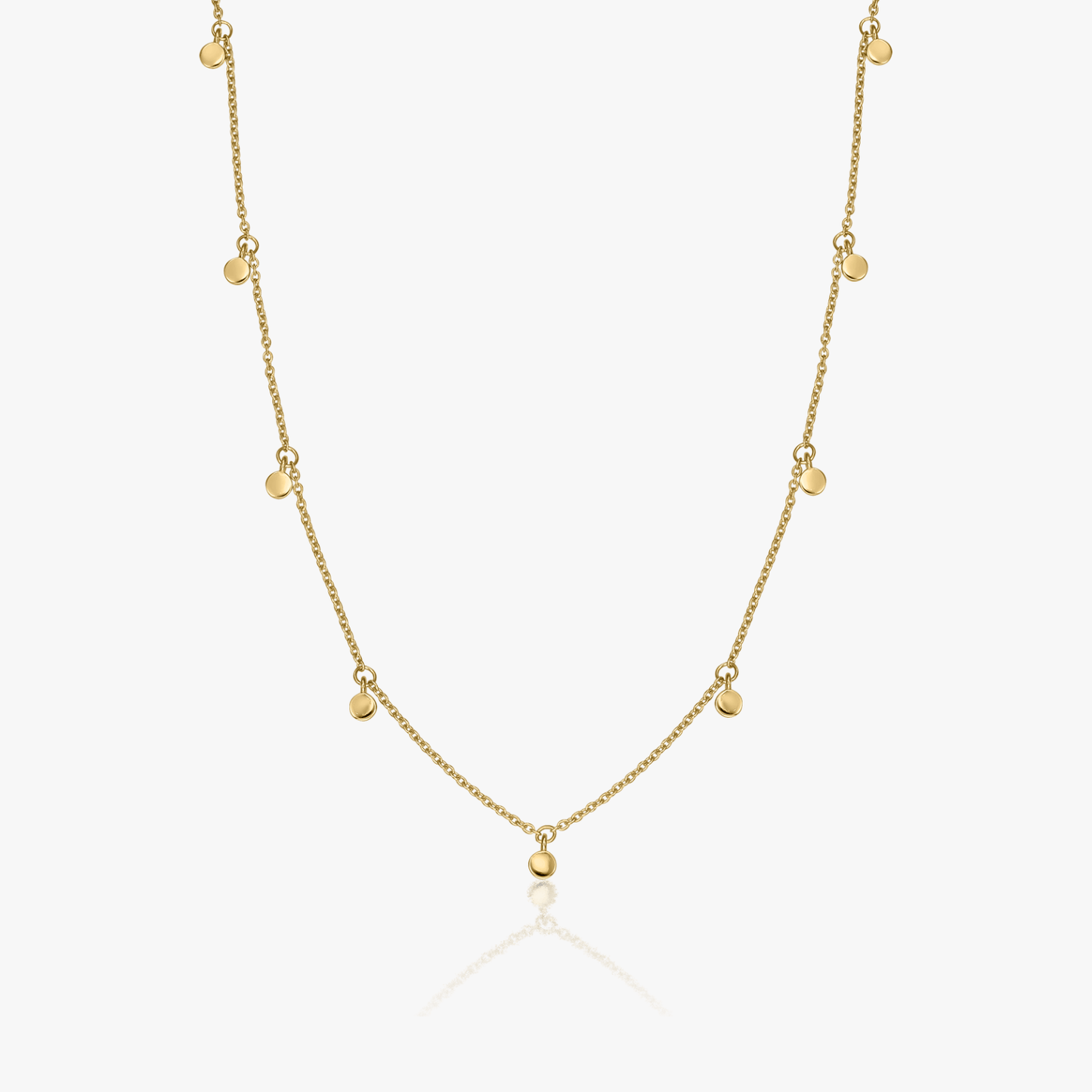 Colier din argint Golden Allegra - Indira