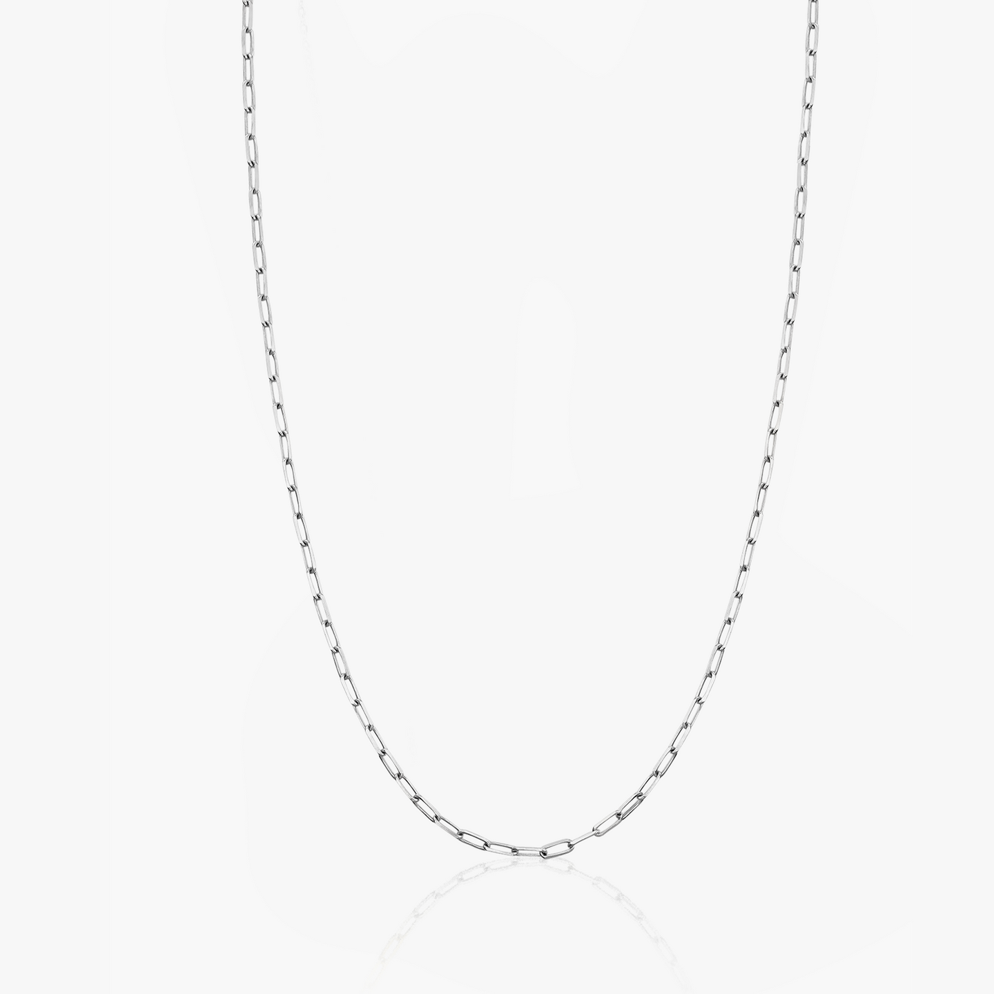 Ezüst choker nyaklánc Paperclip - Indira