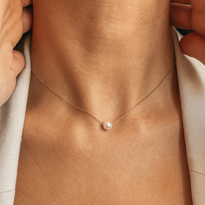 Collier en argent Golden Ruth - Perles Naturelles - Indira