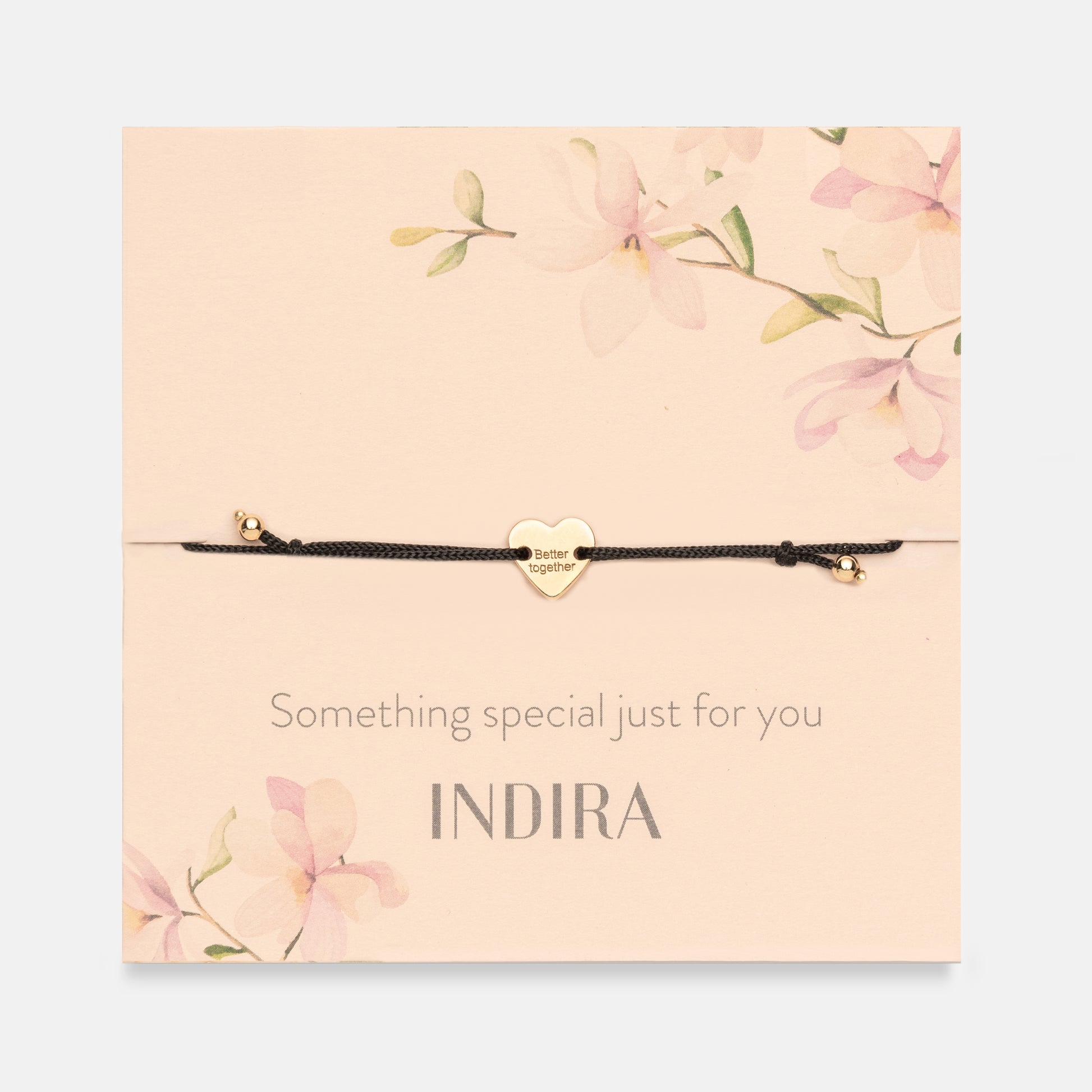 Brățară șnur din argint Golden Better Together - Indira