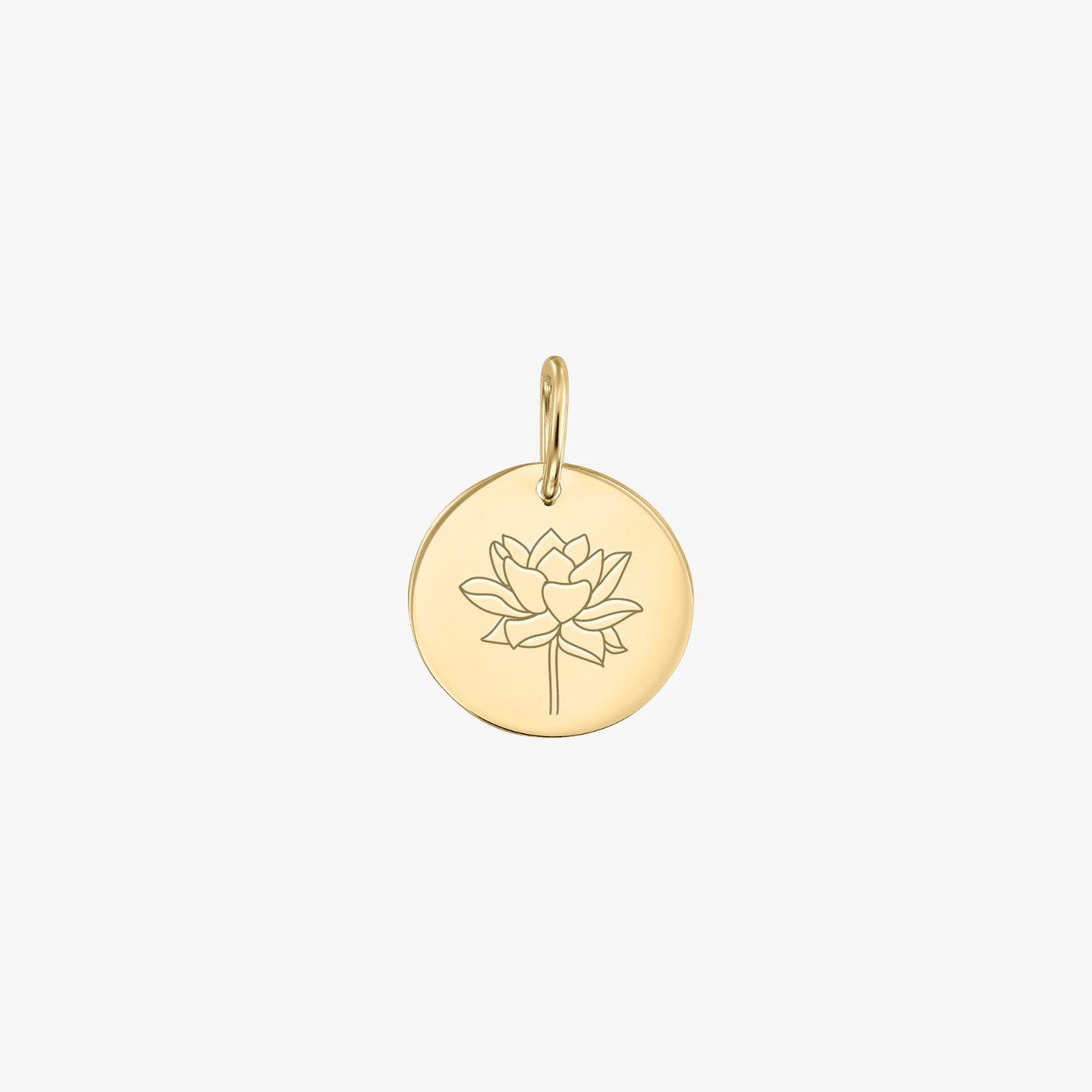 Arany medál Birth Flower - Júliusi Lótusz - Indira