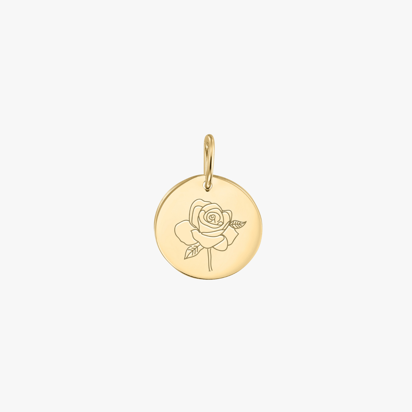 Birth Flower arany medál - Júniusi Rózsa - Indira