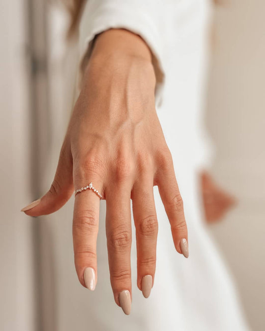 Inel din aur Éternité - Diamante - Indira