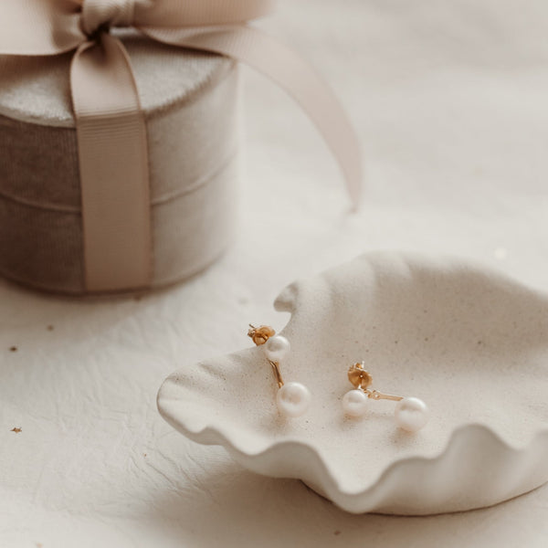 Pearl earrings