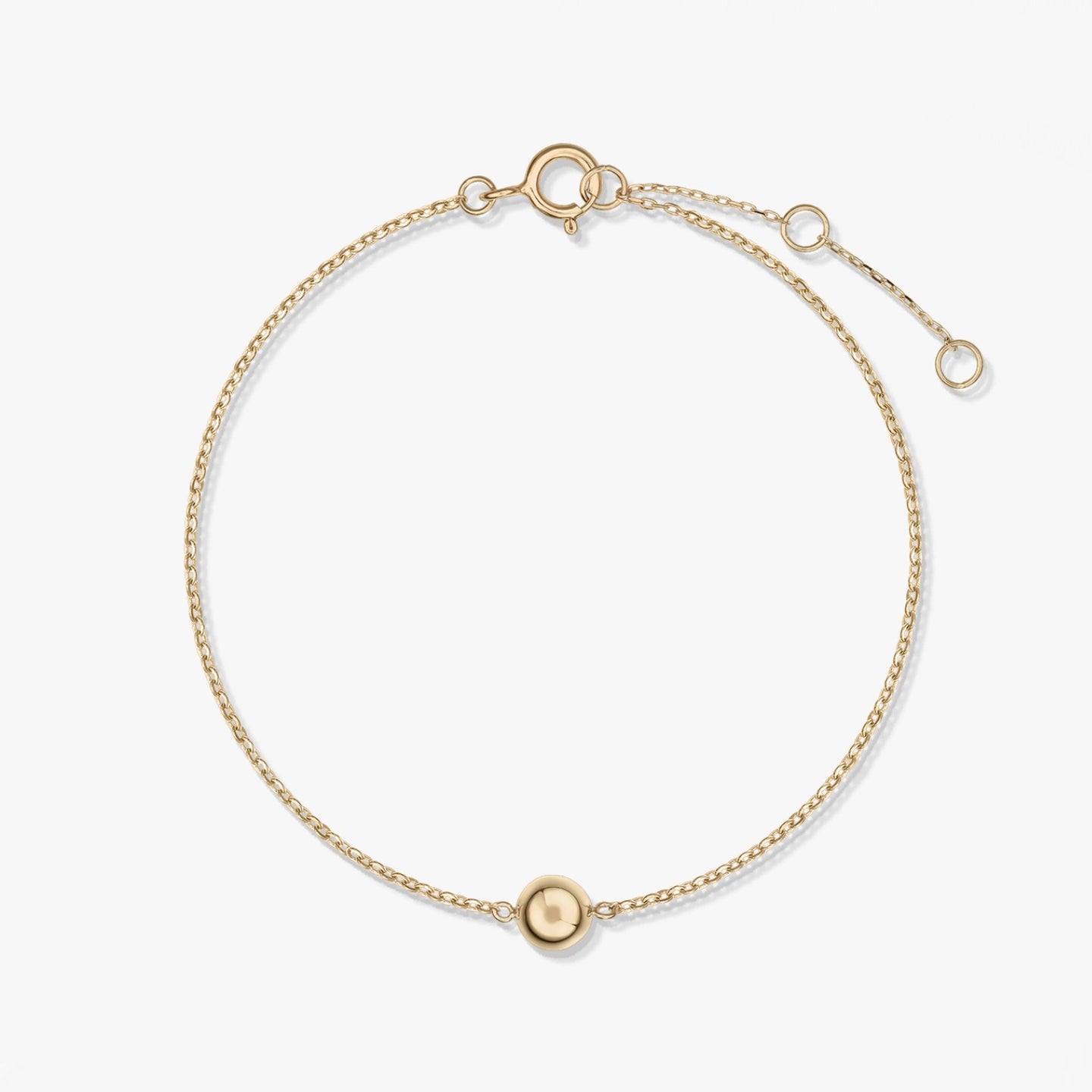 Bracelet Sphère Dorée en Or Jaune