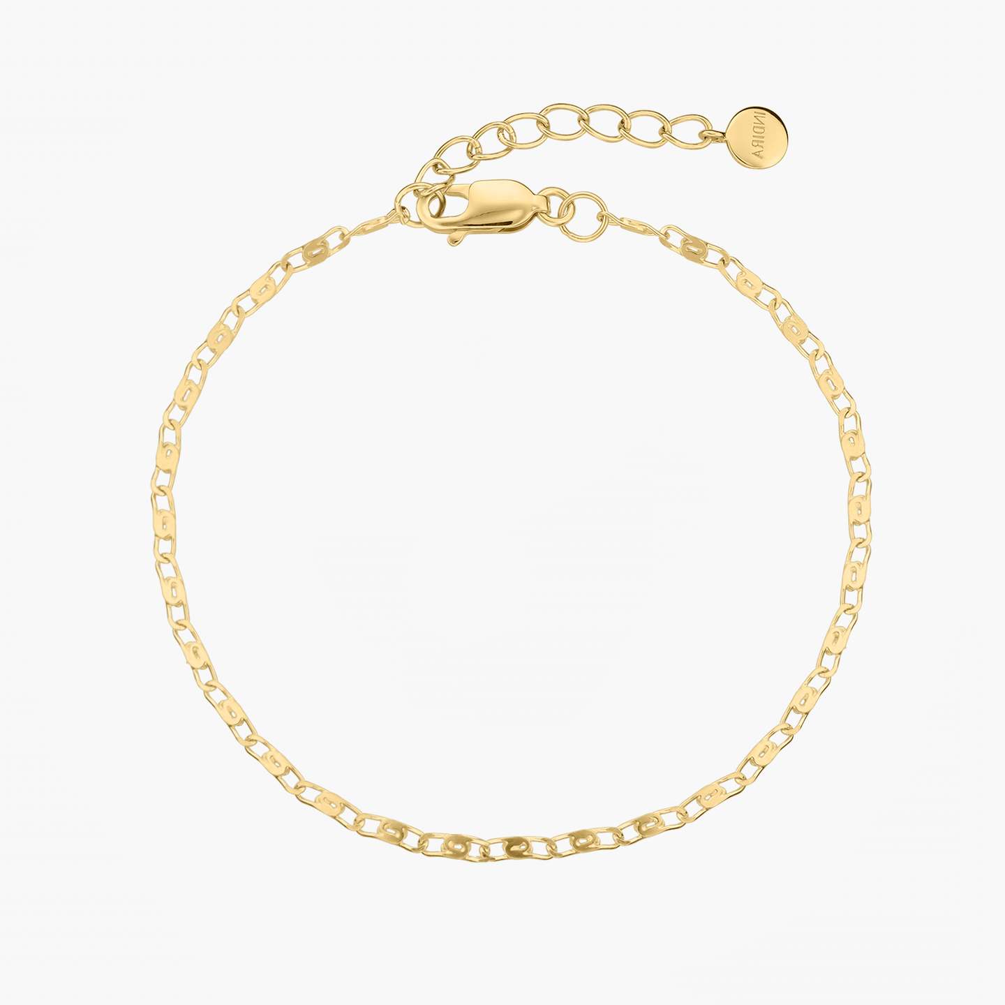 Bracelet en argent Golden Anchor - Indira