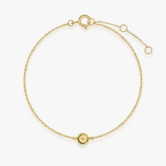 Golden Sphere Yellow Gold Bracelet