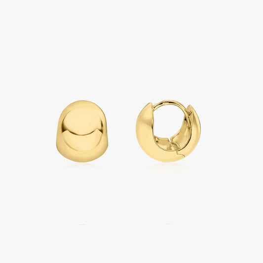 Stella gold-plated silver earrings