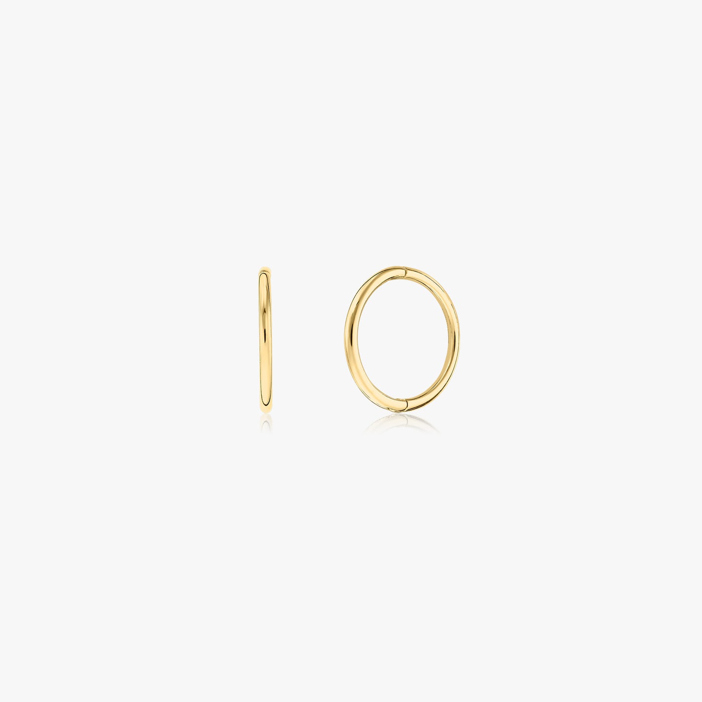 Small Hoops Gold Earrings - Indira