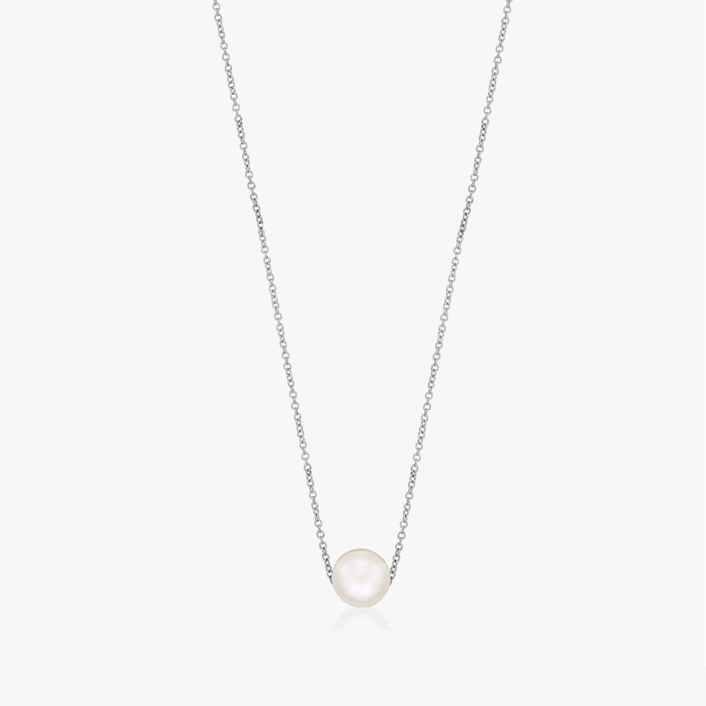 Ruth Silver Necklace - Natural Pearls