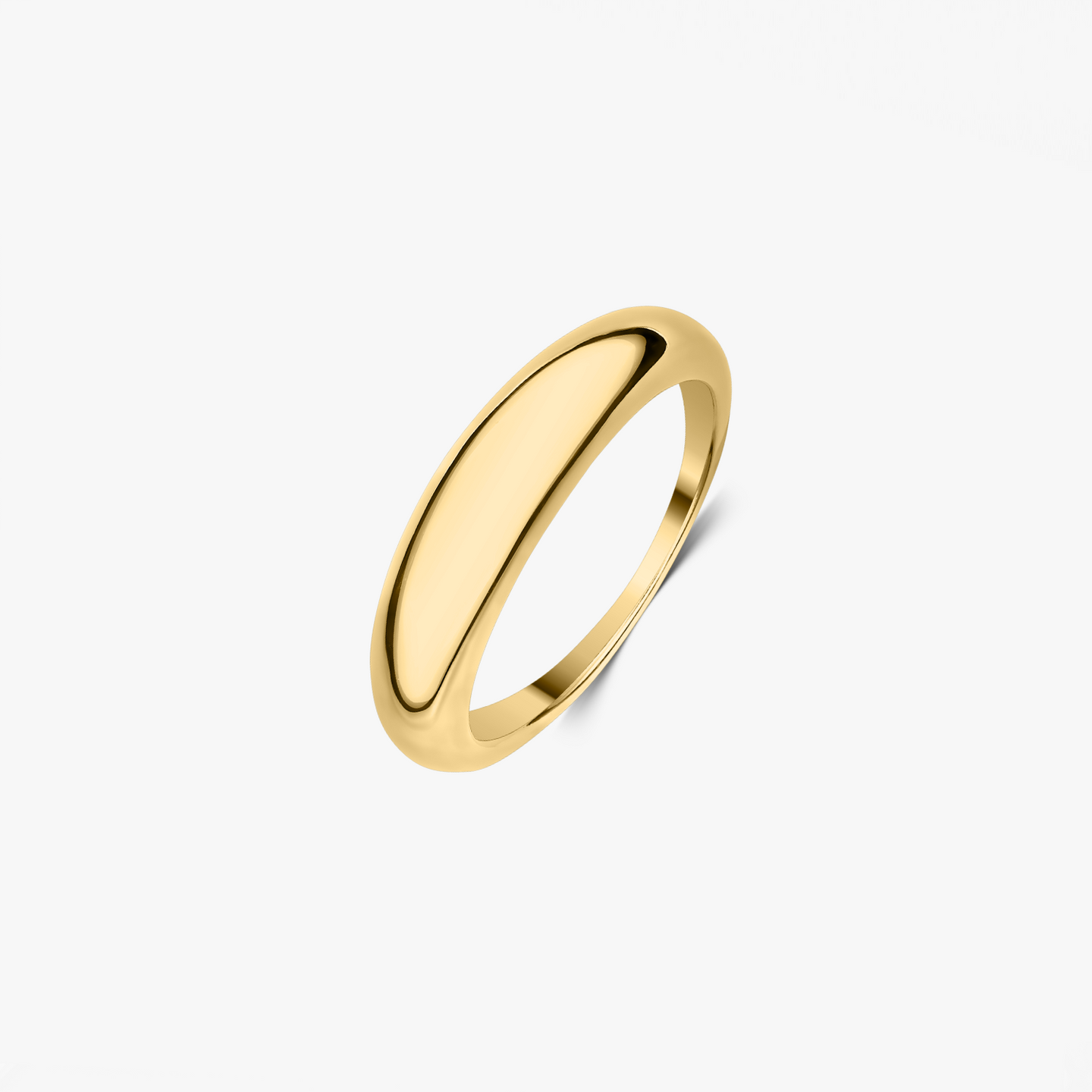 Bague en argent Golden Thin Dome - Indira