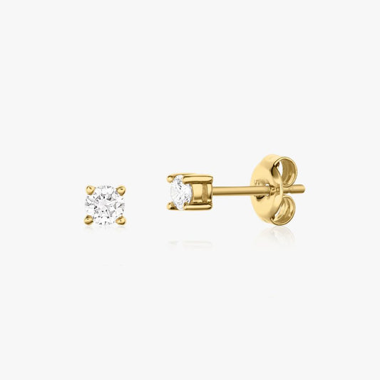 Timeless gold earrings 0.2 CT