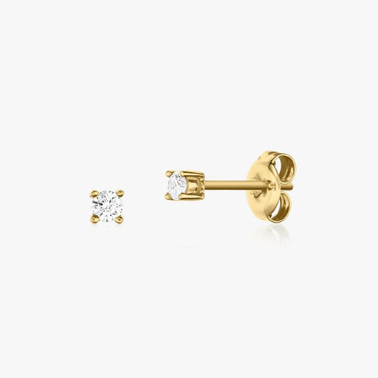 Timeless gold earrings 0.1 CT