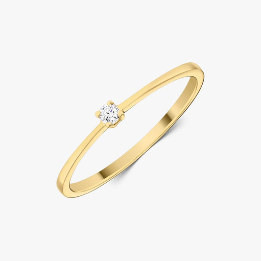 Timeless gold ring - Diamond 0.03 CT