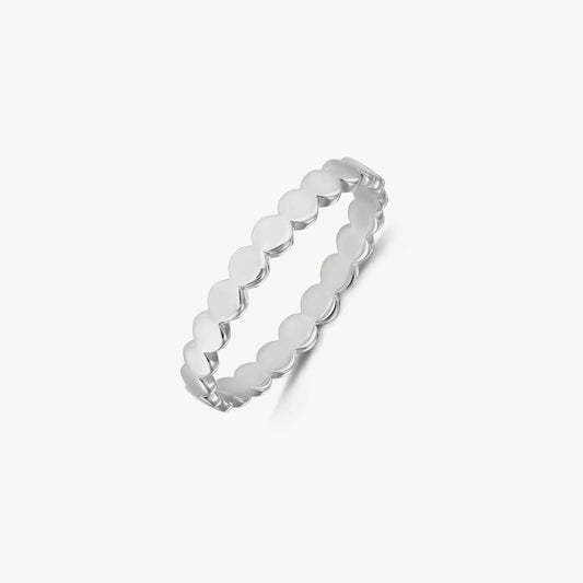 Silver Ring Dots