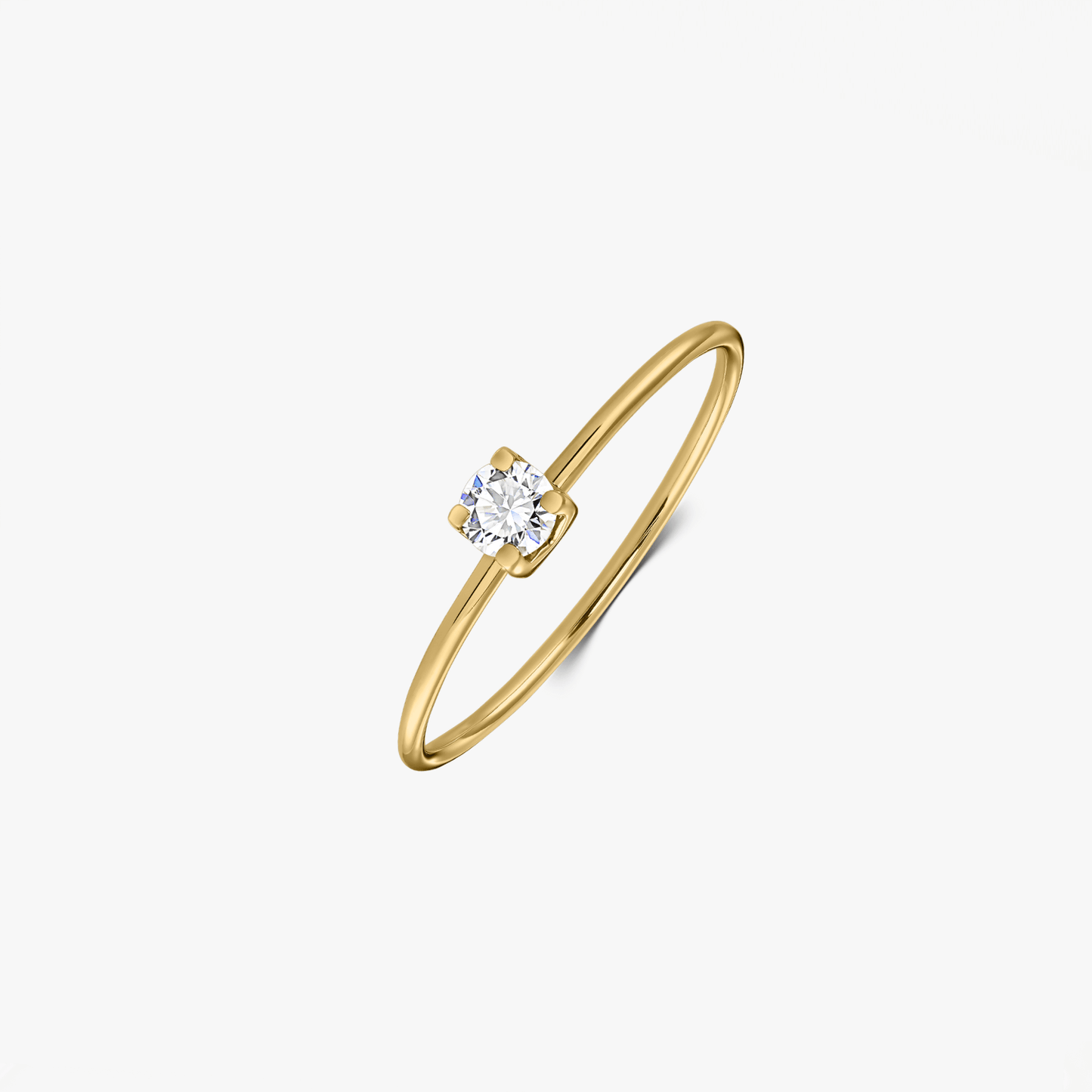 Gold Ring My First Diamond