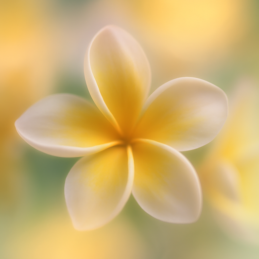 Yellow Gold Wildflower Pendant – Zirconia