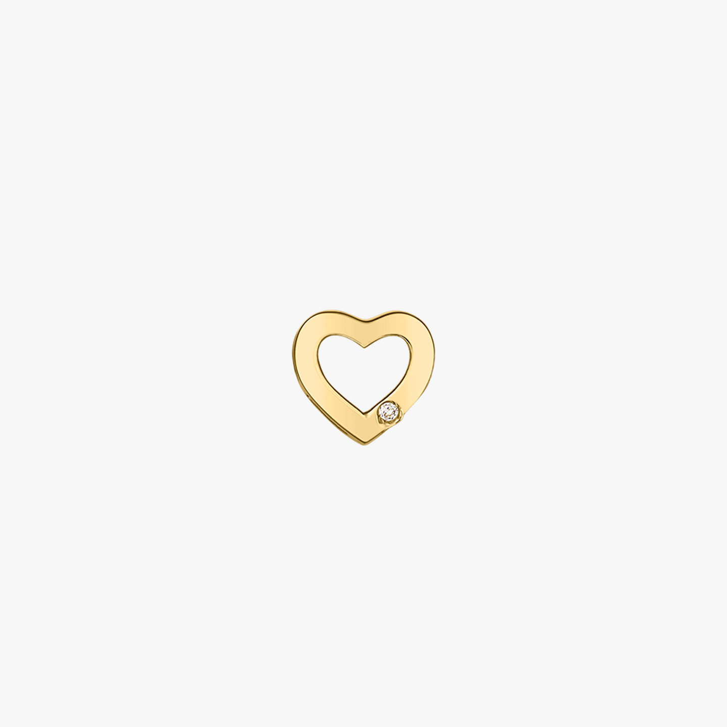 Forever In Love Gold Pendant - Diamonds - Indira