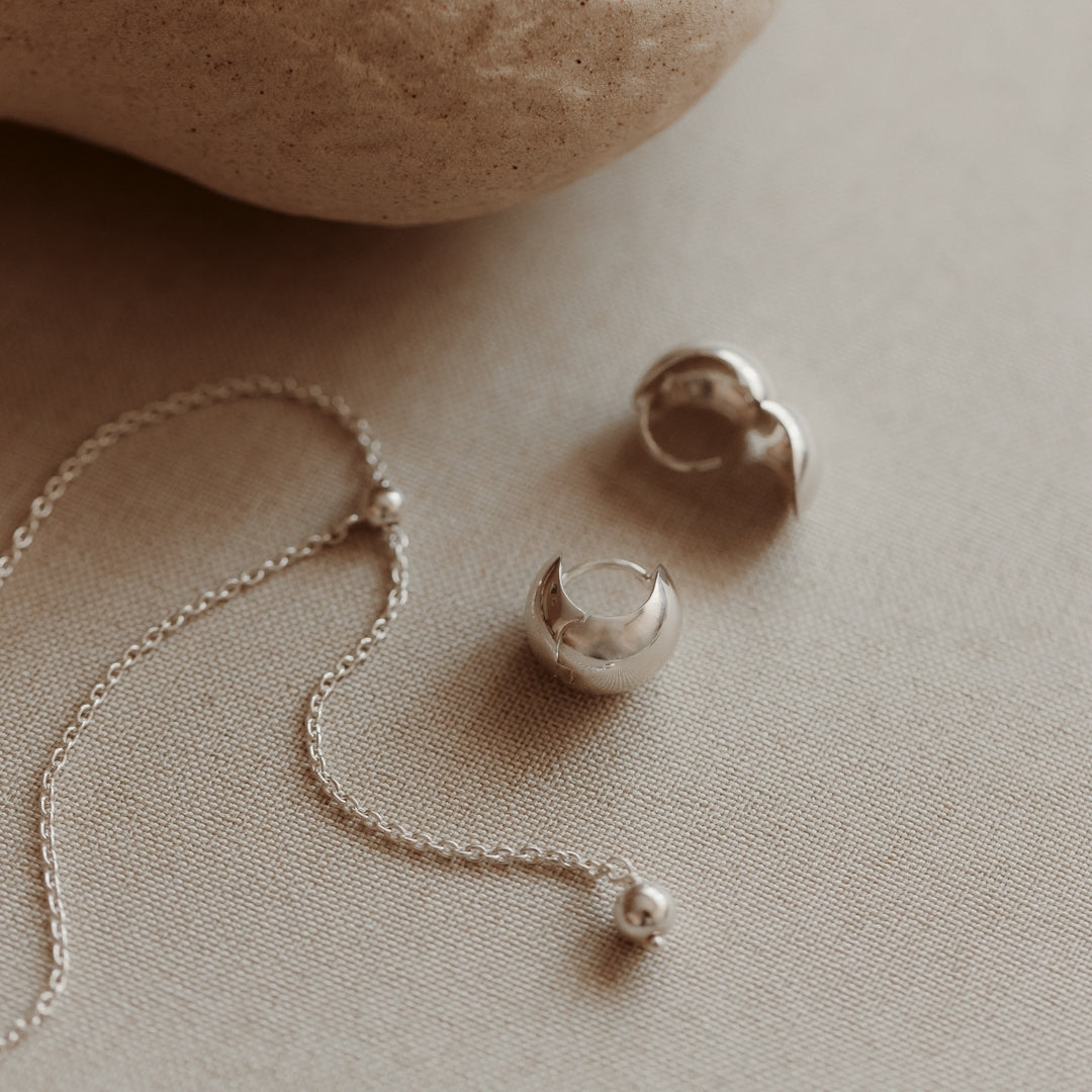 Stella silver earrings