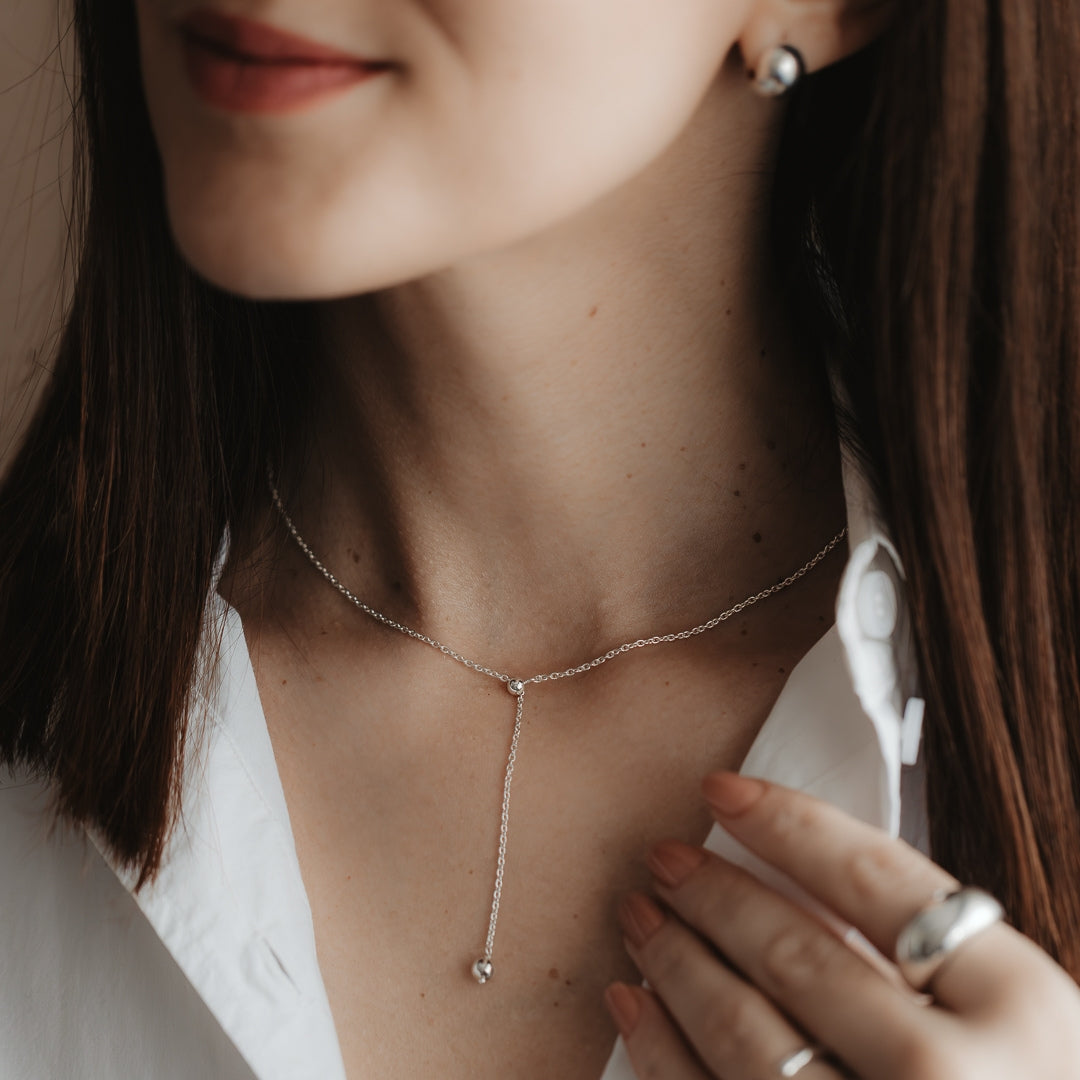 Stella silver earrings