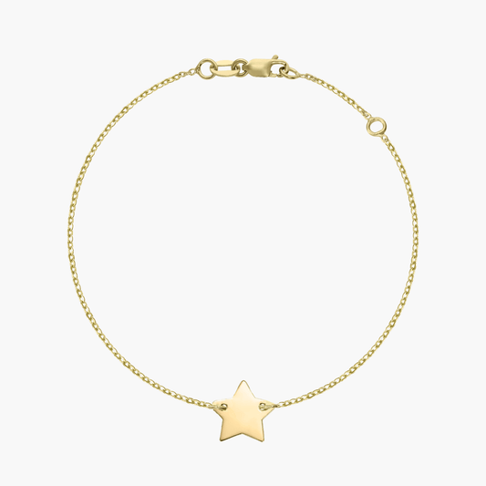 14K Gold Star Gold Bracelet