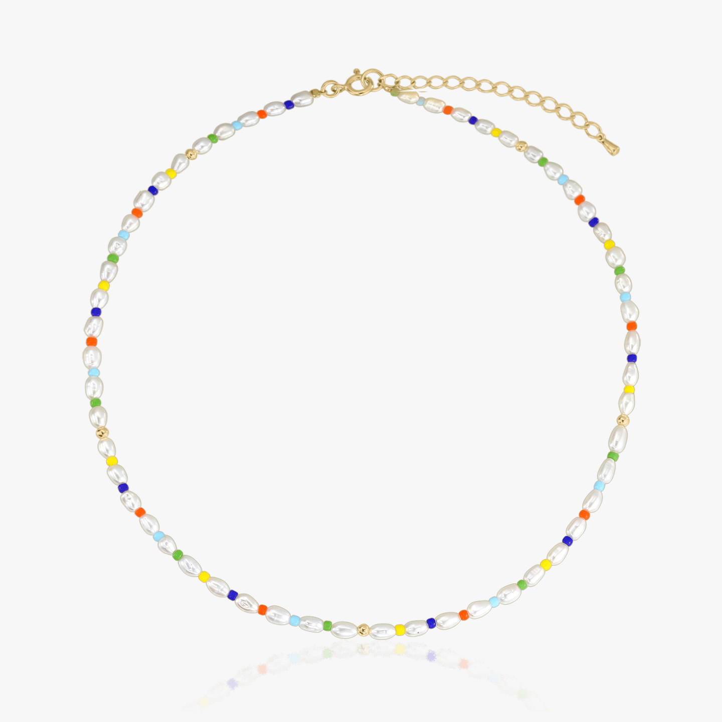 Collier en argent Golden Alaia - Perles Naturelles - Indira