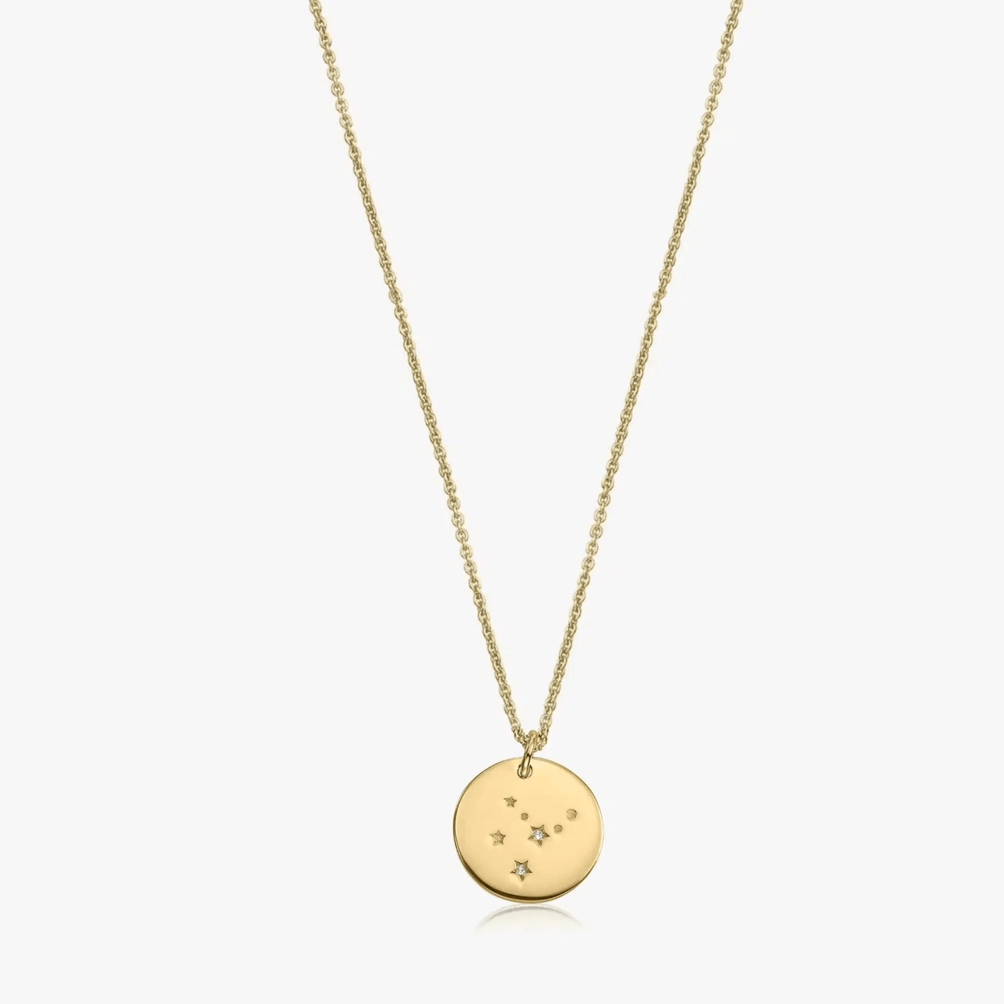 Golden Zodiac - Ezüst Nyaklánc - Szűz - Indira