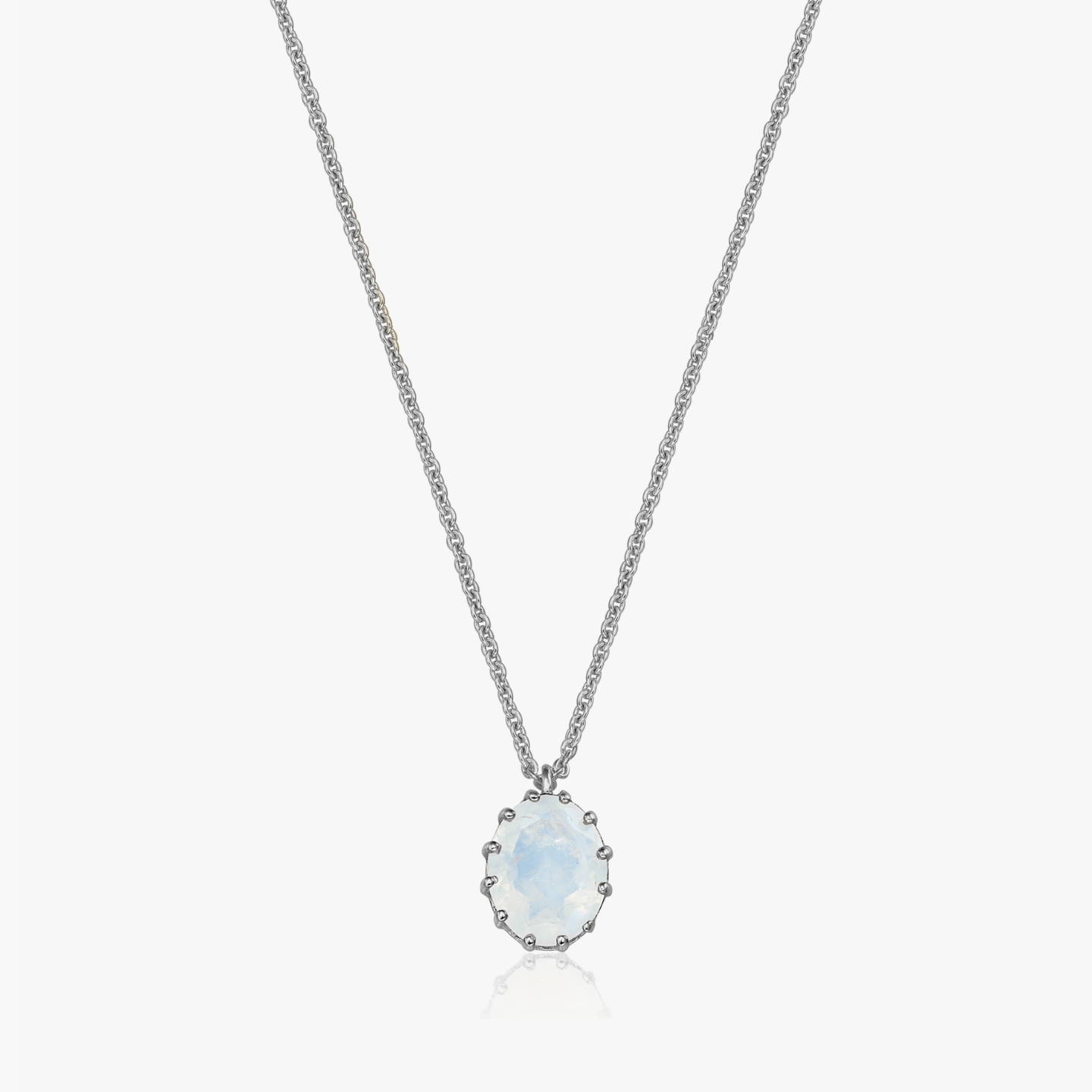 Collier en argent Serene - Pierre de Lune - Indira