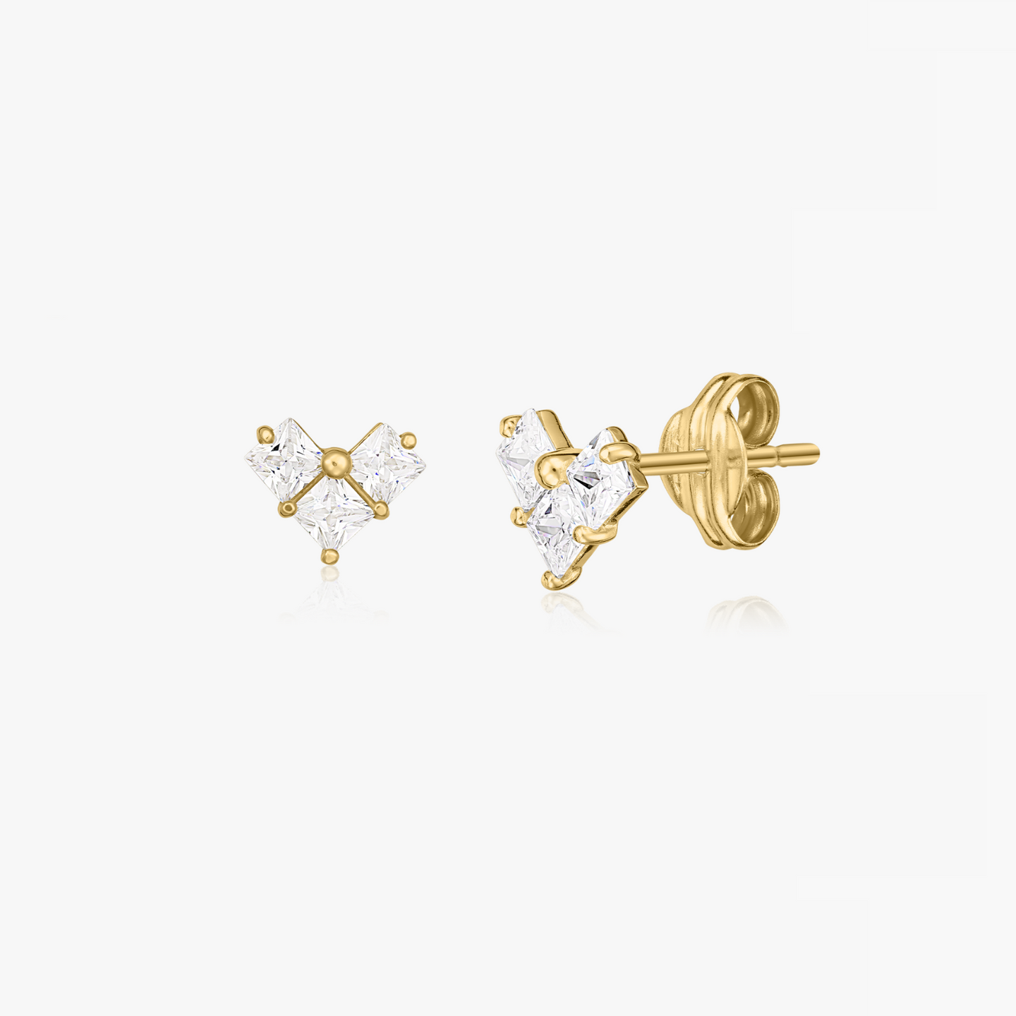 Boucles d'oreilles en or Love Sparkle - Indira