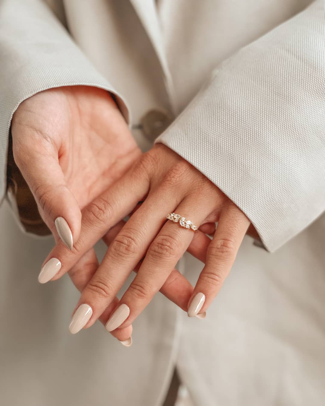 Inel din argint Verdure - Piatra Lunii - Indira